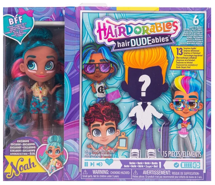 Кукла-загадка Hairdorables Модная парочка, 23700